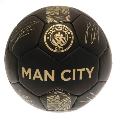 Manchester City Fotboll Signature Gold