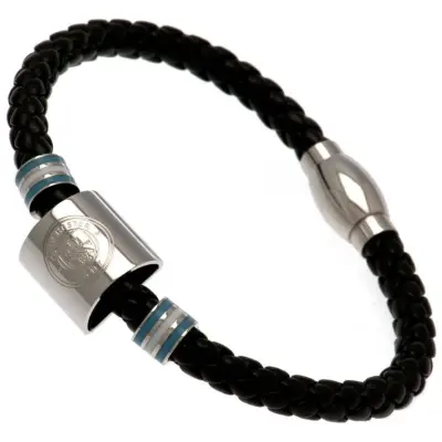 Manchester City Läderarmband Ring