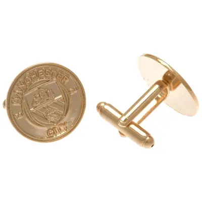Manchester City Manschettknappar Guldpläterade