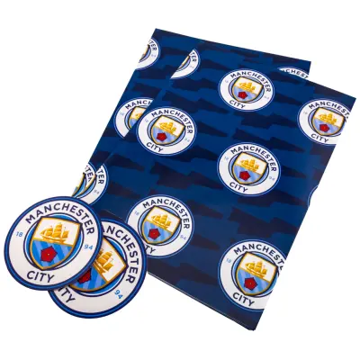 Manchester City Presentpapper Text