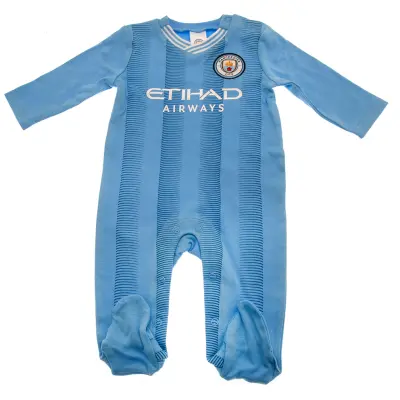 Manchester City Pyjamas Sovdress  ES 12-18 mån