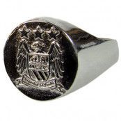 Manchester City ring silverplaterad L