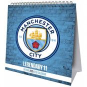 Manchester City Skrivbordskalender 2025