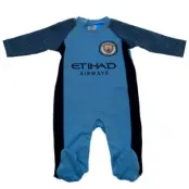 Manchester City Sovdräkt Stripes 2016 9-12 mån
