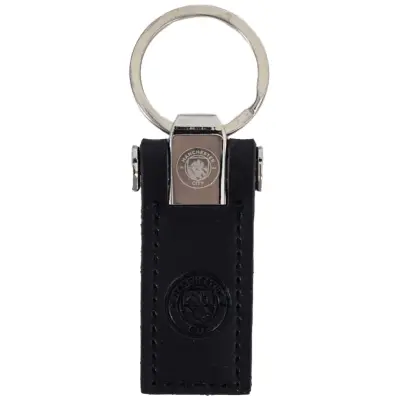 Manchester City Nyckelring Leather