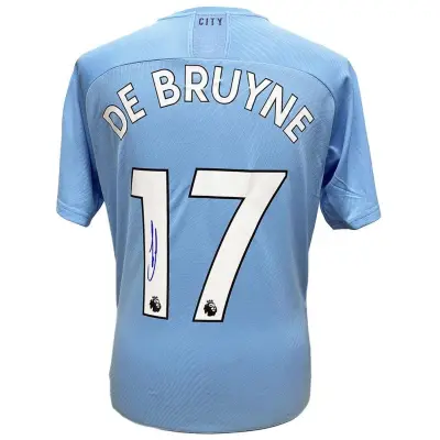 Manchester City De Bruyne Signed Shirt