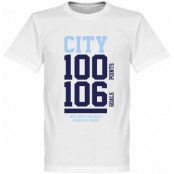 Manchester City T-shirt Man City 100 Vit S
