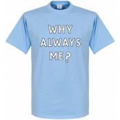 Manchester City T-shirt Mario Balotelli Ljusblå L