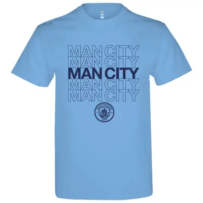 Manchester City T-shirt Sky Wordmark L