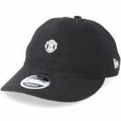 New Era - Football Svart adjustable Keps - Manchester United Mini Metal Badge 9Fifty Low Profile Black Adjustable @ Hatstore