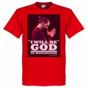 Manchester United T-shirt Zlatan God Barn Röd 12 år