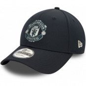 Manchester United Keps New Era Rubber Patch Mörkblå