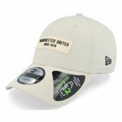 New Era - Football Beige adjustable Keps - Manchester United Repreve Rubber 9FORTY Stone Adjustable @ Hatstore