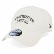 New Era - Football Beige adjustable Keps - Manchester United Side Multi Patch Dad Cap 9Twenty Stone Adjustable @ Hatstore