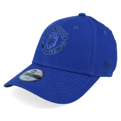 New Era - Football Blå adjustable Keps - Kids Manchester United Oversize Kids 9FORTY Blue Adjustable @ Hatstore