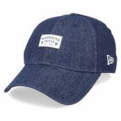 New Era - Football Blå adjustable Keps - Manchester United Patch Denim 9Forty Blue Adjustable @ Hatstore