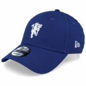 New Era - Football Blå adjustable Keps - Manchester United Seasonal 9FORTY Royal/White Adjustable @ Hatstore