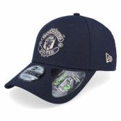 New Era - Football Blå adjustable Keps - Manchester United Seasonal Pop 9FORTY Navy Adjustable @ Hatstore