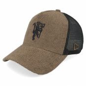 New Era - Football Brun trucker Keps - Manchester United Terry Mos/Black A-frame Trucker @ Hatstore