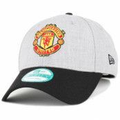 New Era - Football Grå adjustable Keps - Manchester United Heather Grey 940 Adjustable @ Hatstore