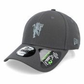 New Era - Football Grå adjustable Keps - Manchester United Repreve Tonal 9FORTY Charcoal Adjustable @ Hatstore