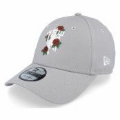 New Era - Football Grå adjustable Keps - Manchester United Rose 9FORTY Gray Adjustable @ Hatstore