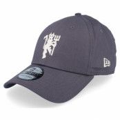 New Era - Football Grå adjustable Keps - Manchester United Seasonal 39THIRTY Dark Grey/White Flexfit @ Hatstore