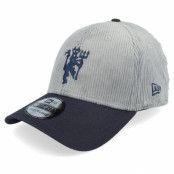 New Era - Football Grå flexfit Keps - Manchester United Microcord 39THIRTY Grey/Navy Flexfit @ Hatstore