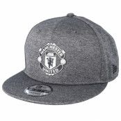 New Era - Football Grå snapback Keps - Manchester United Shadowtech 9Fifty Charcoal Snapback @ Hatstore