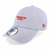 New Era - Football Grå unconstructed Keps - Manchester United Worldmark Casual Classic Gray Dad Cap @ Hatstore