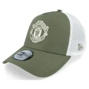 New Era - Football Grön trucker Keps - Manchester United Seasonal Olive A-Frame Trucker @ Hatstore