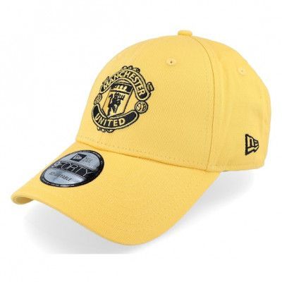 New Era - Football Gul adjustable Keps - Manchester United Seasonal 9FORTY Yellow Adjustable @ Hatstore