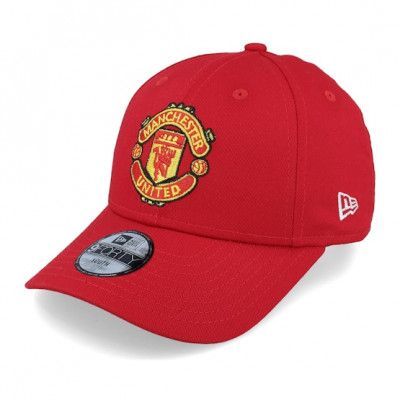 New Era - Football Röd adjustable Keps - Kids Manchester United Core Youth 9FORTY Manutd Scarlet Adjustable @ Hatstore