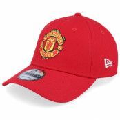 New Era - Football Röd adjustable Keps - Manchester United Basic Scarlet 940 Adjustable @ Hatstore