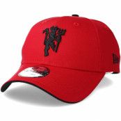 New Era - Football Röd adjustable Keps - Manchester United Closure Patch 940 Scarlett Adjustable @ Hatstore