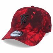 New Era - Football Röd adjustable Keps - Manchester United Dye 9FTwenty Scarlett Red Adjustable @ Hatstore