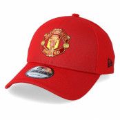 New Era - Football Röd adjustable Keps - Manchester United Hex Pattern 9Forty Red Adjustable @ Hatstore