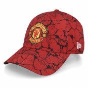 New Era - Football Röd adjustable Keps - Manchester United Marble 9FORTY Scarlet/Black Adjustable @ Hatstore