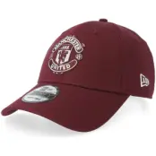 New Era - Football Röd adjustable Keps - Manchester United Seasonal 9FORTY Burgundy Adjustable @ Hatstore