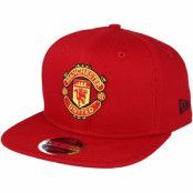 New Era - Football Röd snapback Keps - Manchester United Visor Print 9Fifty Red Snapback @ Hatstore