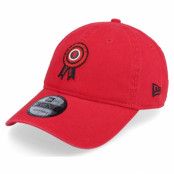 New Era - Football Röd unconstructed Keps - Manchester United Rosette 9TWENTY Red Dad Cap @ Hatstore