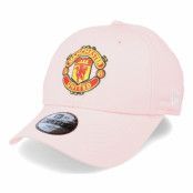 New Era - Football Rosa adjustable Keps - Kids Manchester United Basic 9Forty Pink Adjustable @ Hatstore