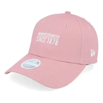 New Era - Football Rosa adjustable Keps - Manchester United Seasonal Womens 9FORTY Pink/White Adjustable @ Hatstore