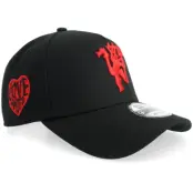New Era - Football Svart adjustable Keps -"Hatstore Exclusive x Manchester United 9FORTY Love United Black A-frame-adjustable"@ Hatstore