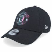 New Era - Football Svart adjustable Keps - Kids Manchester United Holographic 9FORTY Black Adjustable @ Hatstore