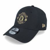 New Era - Football Svart adjustable Keps - Manchester United 9FORTY Black/Gold Adjustable @ Hatstore