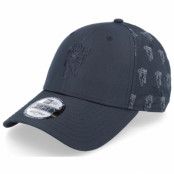 New Era - Football Svart adjustable Keps - Manchester United All Over Print 9FORTY Black Adjustable @ Hatstore