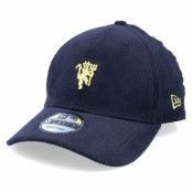 New Era - Football Svart adjustable Keps - Manchester United Corduroy 9Forty Navy/Gold Adjustable @ Hatstore