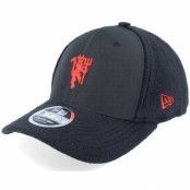 New Era - Football Svart adjustable Keps - Manchester United Fleece 9FIFTY Black Adjustable @ Hatstore