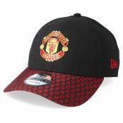 New Era - Football Svart adjustable Keps - Manchester United Hex Weave Vize 9Forty Black Adjustable @ Hatstore